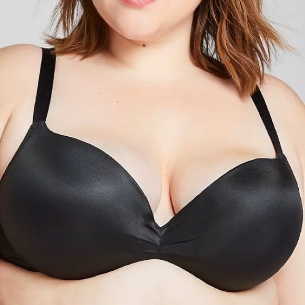 Cacique max boost plunge bra sz 46D